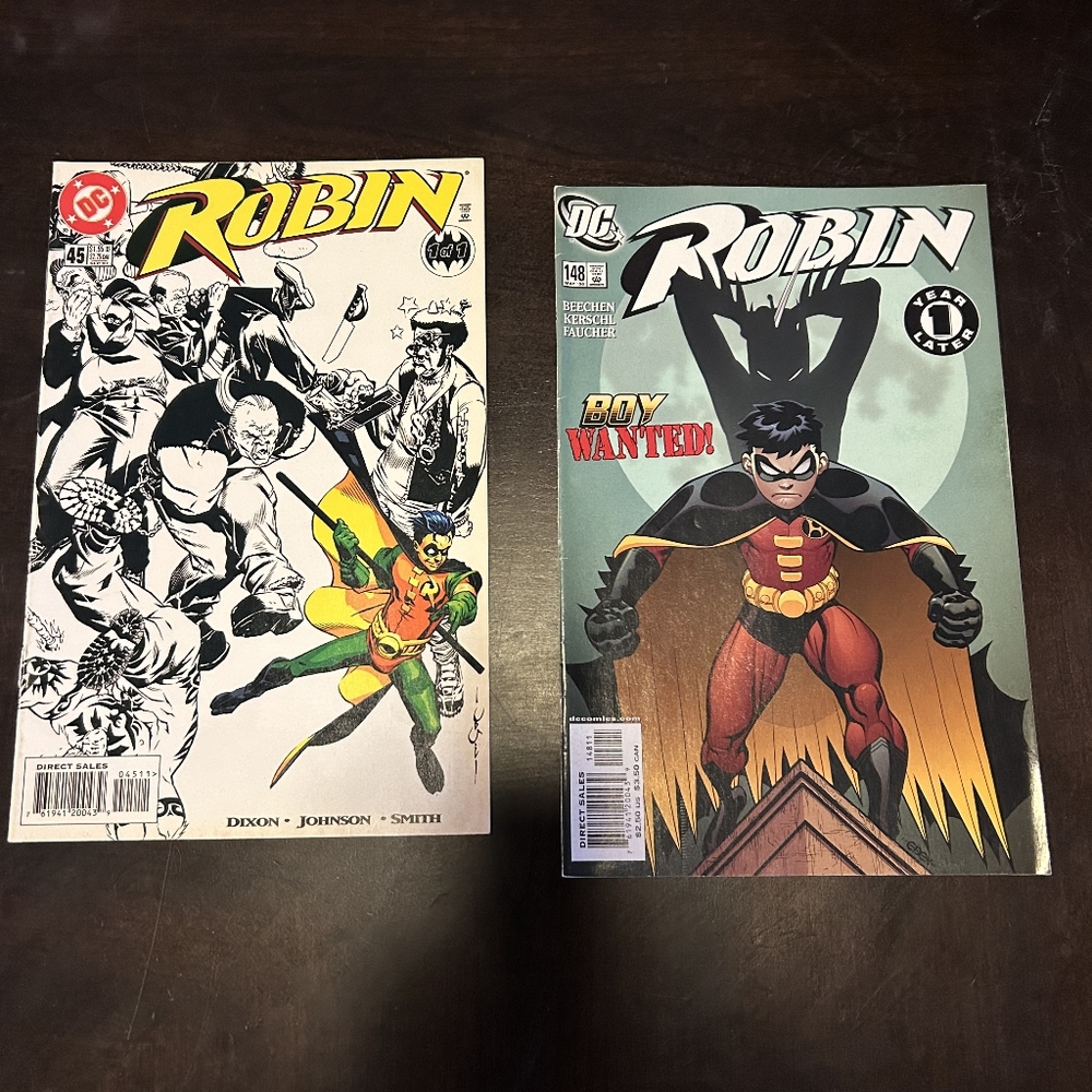 DC Comics Robin Comic Lot (1990s–2000s) – 5 Issues w/ Robin + Impulse #1Great - Picture 5 of 6
